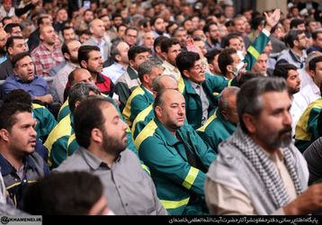 دیدار کارگران با رهبر معظم انقلاب