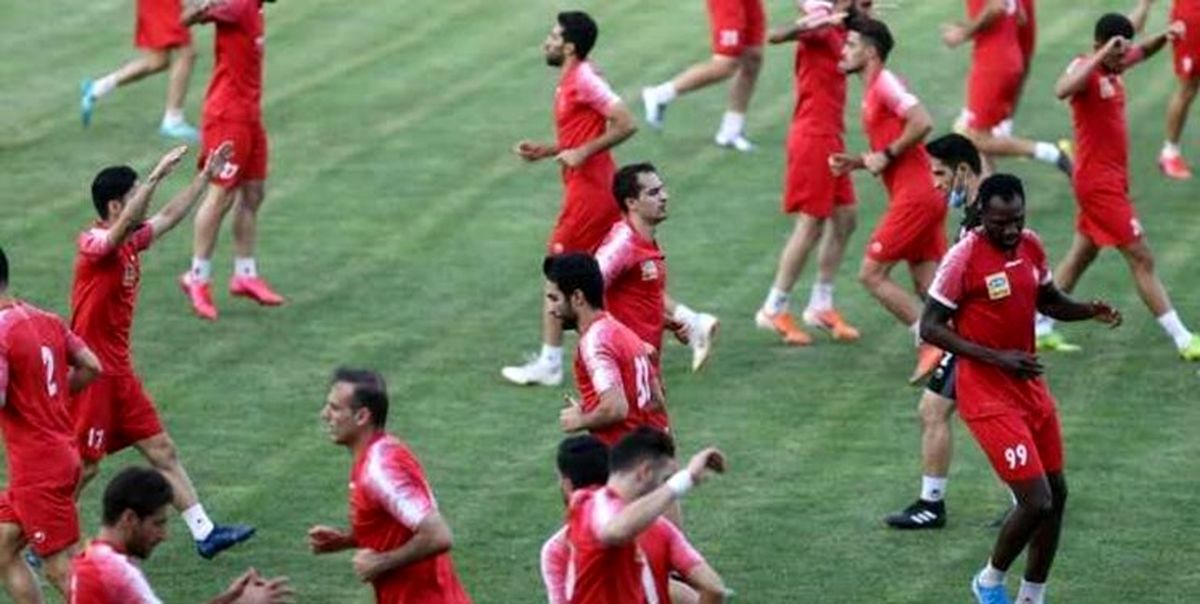 پیگیری تمرین پرسپولیس و تقدیر از مسئول تدارکات