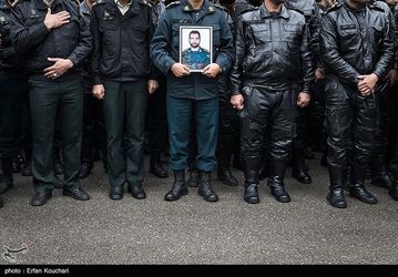 تشییع شهدای پلیس تهران