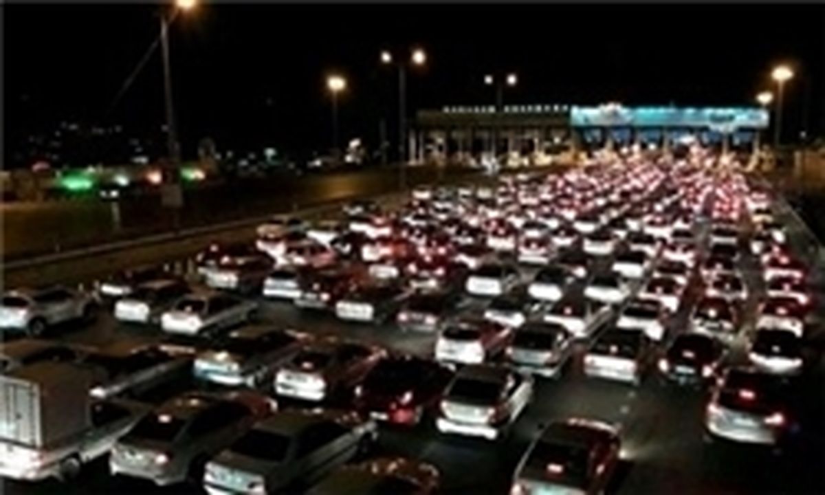 ترافیک سنگین در جاده چالوس و آزادراه کرج-قزوین 
