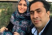 گپ و گفت خصوصی زن وشوهر مجری روی آنتن شبکه خبر حین زلزله! /فیلم