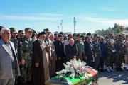تشییع پیکر غضنفر آذرفر دلاور ارتشی/ گزارش تصویری