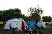  چادرنشینی مردم تازه‌آباد پس از زلزله/ گزارش تصویری