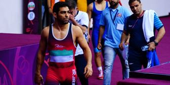 مدال نقره حسین خانی در کشتی قهرمانی آسیا