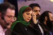 تیپ خانم بازیگر بی حاشیه در یک مراسم/ عکس