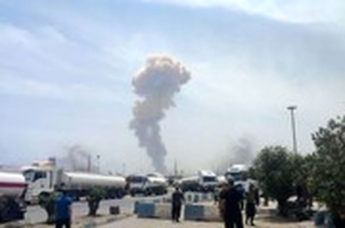 فیلمی آخر الزمانی و دیده نشده از تبدیل آتش به انفجار بندر شهید رجایی