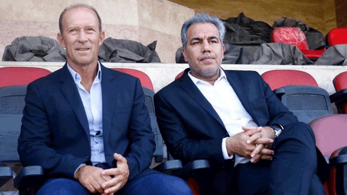 جلسه مدیر عامل پرسپولیس با کالدرون