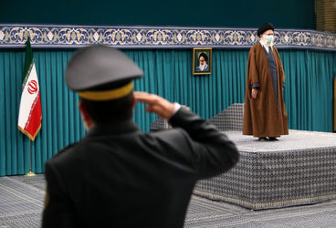 دیدار جمعی از فرماندهان نیروی هوایی و پدافند هوایی ارتش با رهبر معظم انقلاب/گزارش تصویری