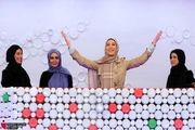 دابسمش بازیگران زن در خندوانه/ رامبد رکورد زد+تصاویر