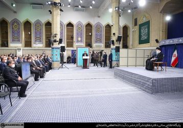 دیدار کارآفرینان، تولیدکنندگان و دانش بنیان‌ها با رهبر انقلاب/گزارش تصویری