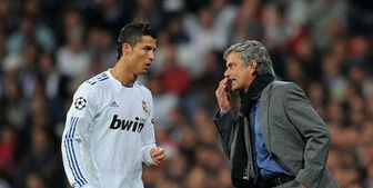 تماس پرحاشیه مورینیو با رونالدو