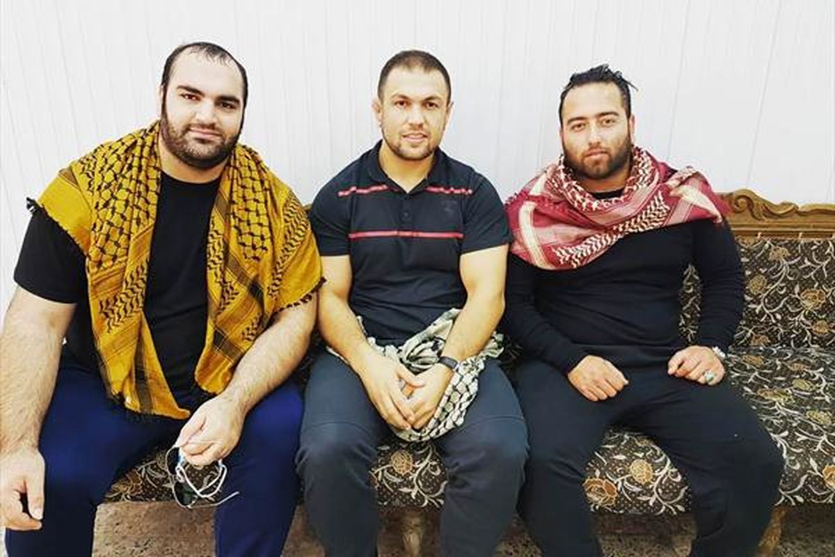  قهرمان المپیک ایران در راه کربلا/ عکس