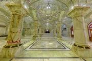 مراحل پایانی ساخت صحن حضرت زهرا(س)/گزارش تصویری