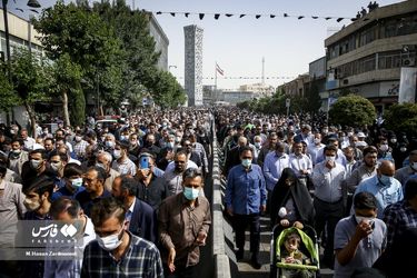 مراسم تشییع پیکر شهید صیاد خدایی/گزارش تصویری
