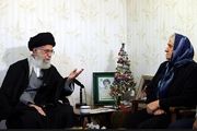 دیدار رهبر انقلاب با خانواده‌ شهید مسیحی/گزارش تصویری