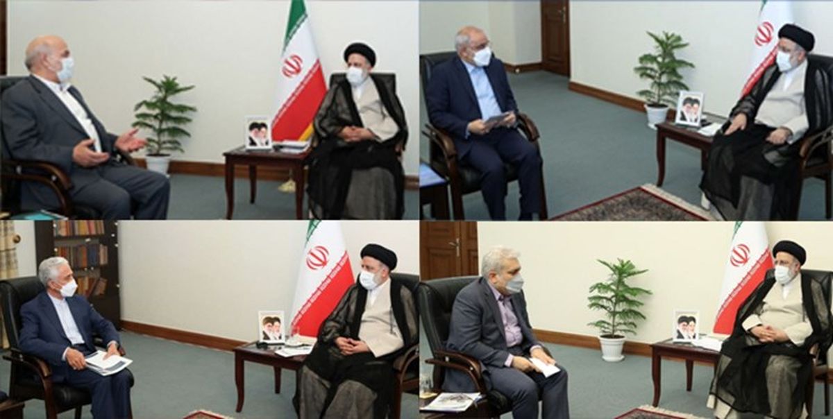دیدار جمعی از وزرا و مسئولان با آیت‌الله رئیسی