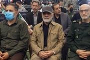  حضور سرلشکر عبداللهی فرمانده قرارگاه خاتم‌الانبیا در مراسم شهدای جنگ رمضان
