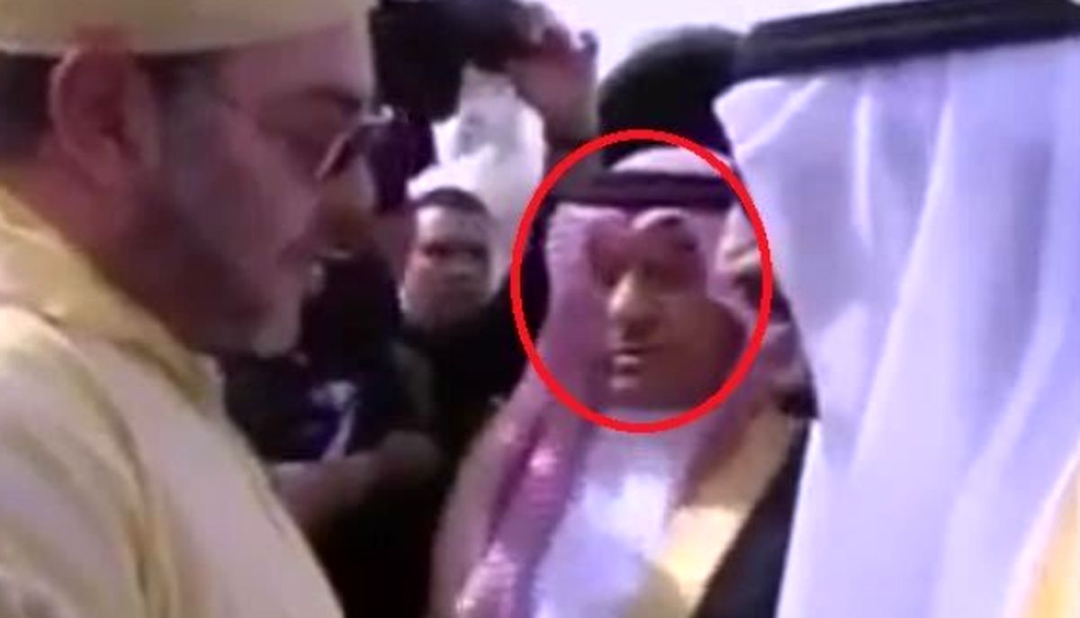 سیلی خوردن خبرنگار در ملاقات دو پادشاه / فیلم