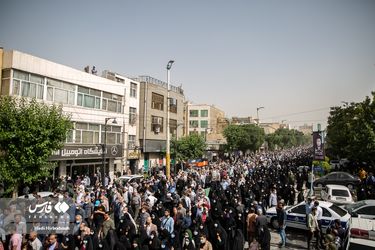 مراسم تشییع پیکر شهید صیاد خدایی/گزارش تصویری