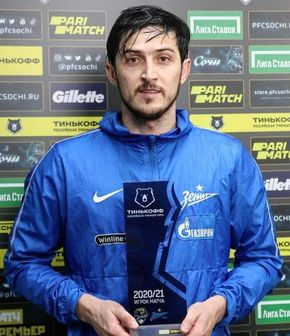 سردار آزمون؛ بهترین بازیکن زنیت مقابل سوچی
