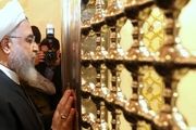 روحانی به مسجد کوفه رفت