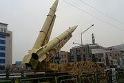 نمایش موشک های بالستیک سپاه در راهپیمایی 22 بهمن