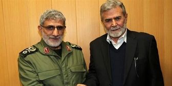 گفت‌وگوی تلفنی سردار قاآنی با دبیر کل جنبش جهاد اسلامی