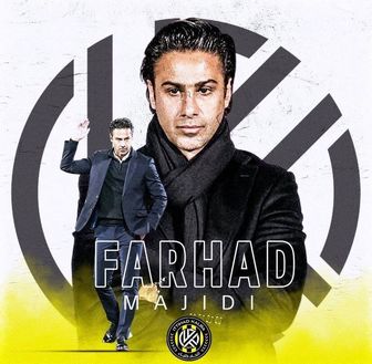 پوستر خوش‌آمد گویی باشگاه جدید برای فرهاد مجیدی+عکس