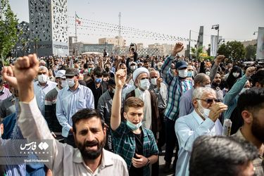 مراسم تشییع پیکر شهید صیاد خدایی/گزارش تصویری