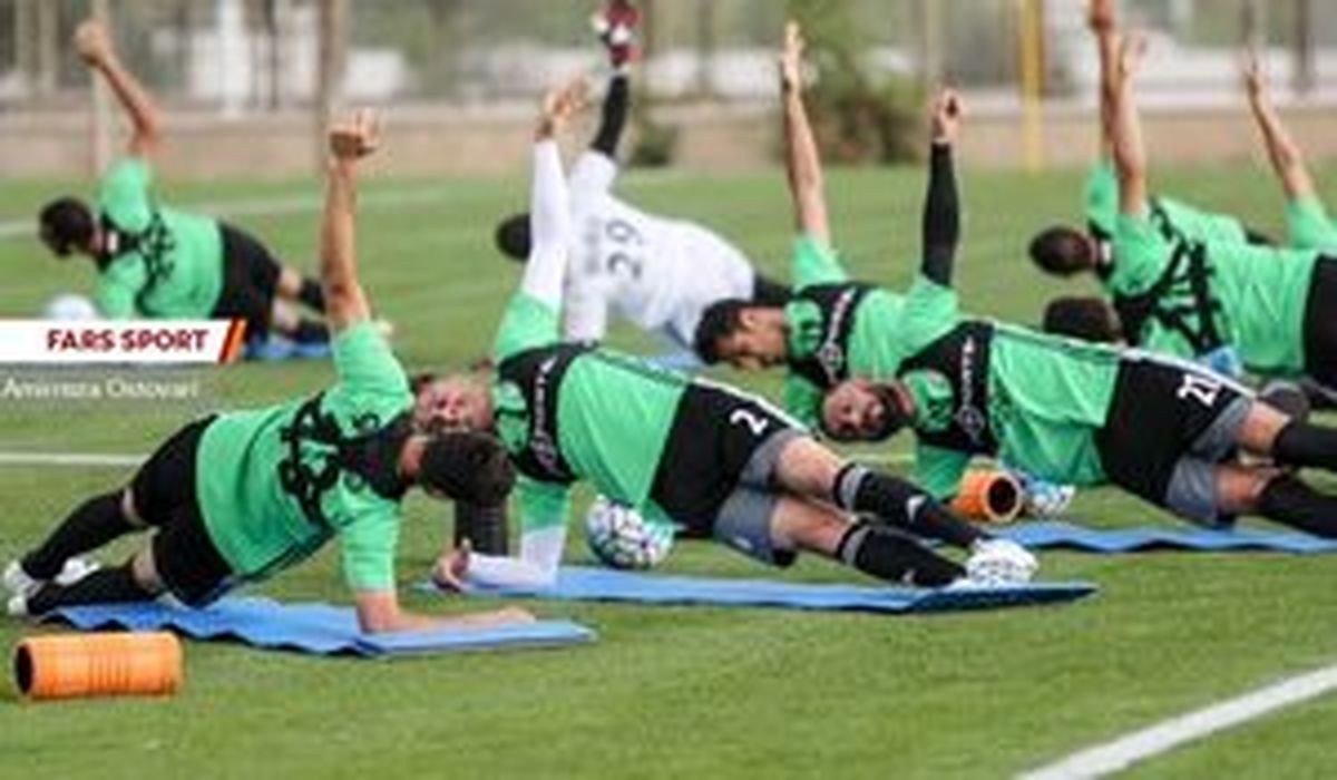 تمرین ریکاوری تیم ملی برگزار شد