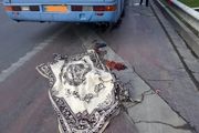 جان باختن عابرپیاده در تصادف صبح امروز