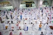 فیلم  پریدن فردی از طبقه بالای مسجدالحرام