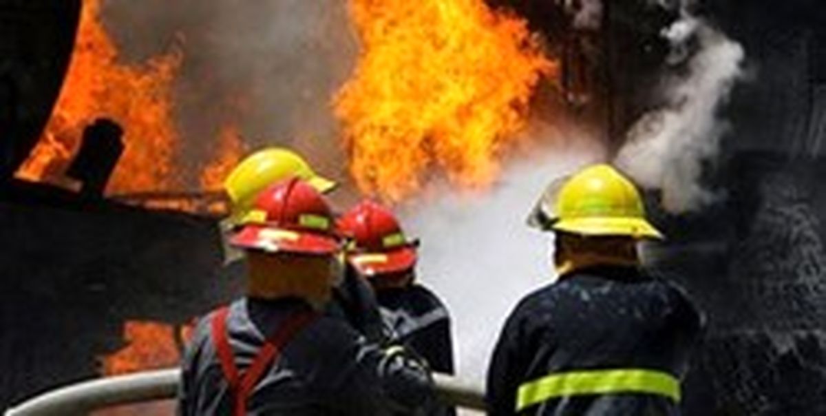  آتش‌سوزی انبار مواد محترقه در خاوران 