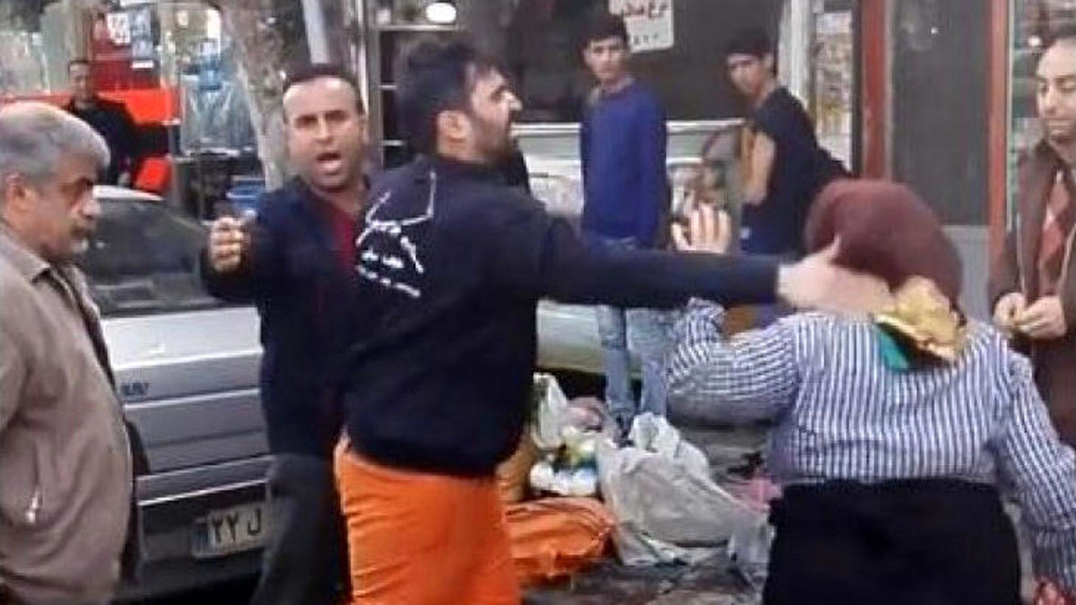 جزئیات سیلی زدن مامور سد معبر به یک زن دستفروش