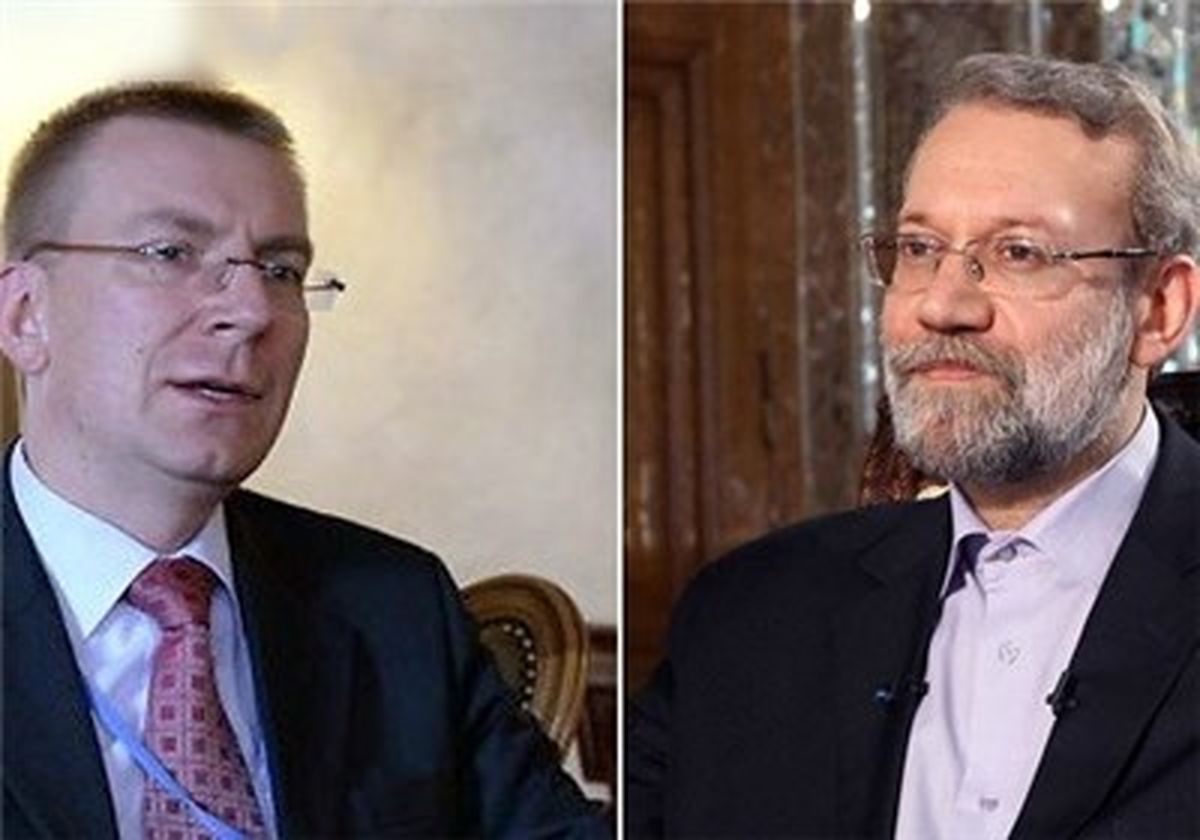 وزیر خارجه لتونی با لاریجانی دیدار می‌کند