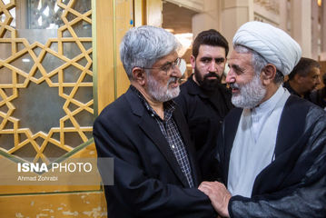 مراسم چهلم شهادت دکتر علی لاریجانی/ گزارش تصویری