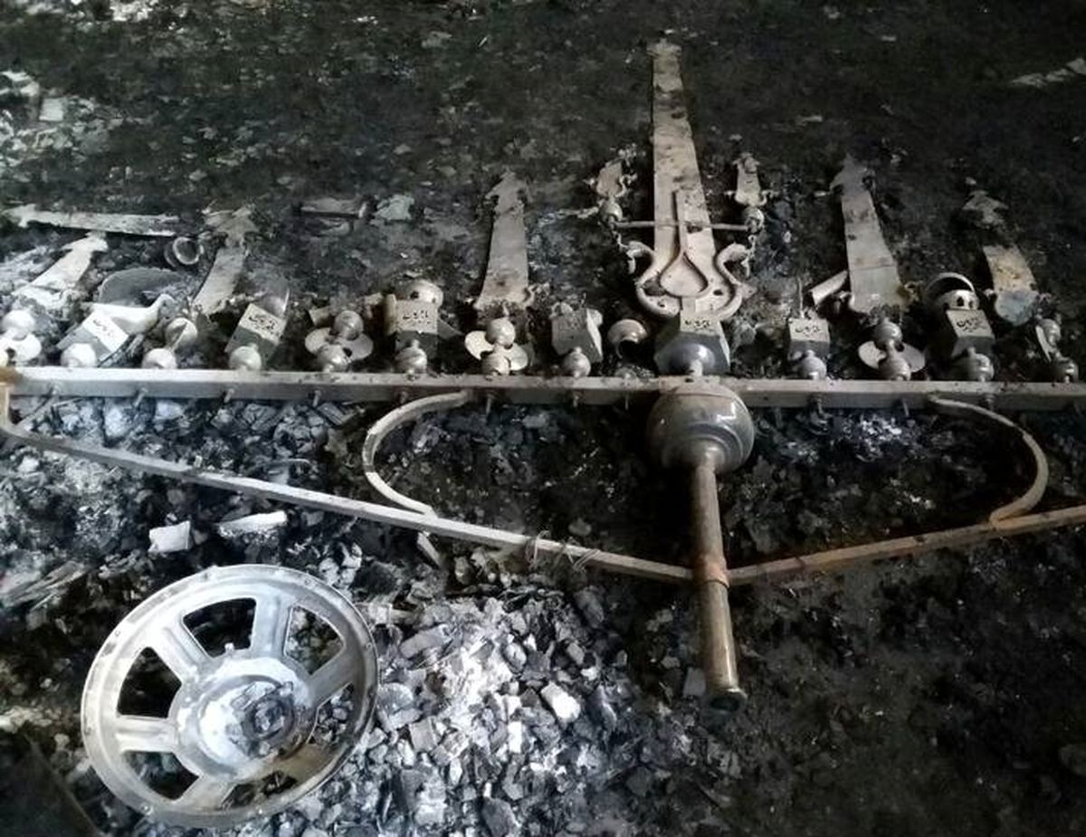 ماجرای آتش سوزی تکیه درکه توسط گروهک ضد انقلاب ری استارت