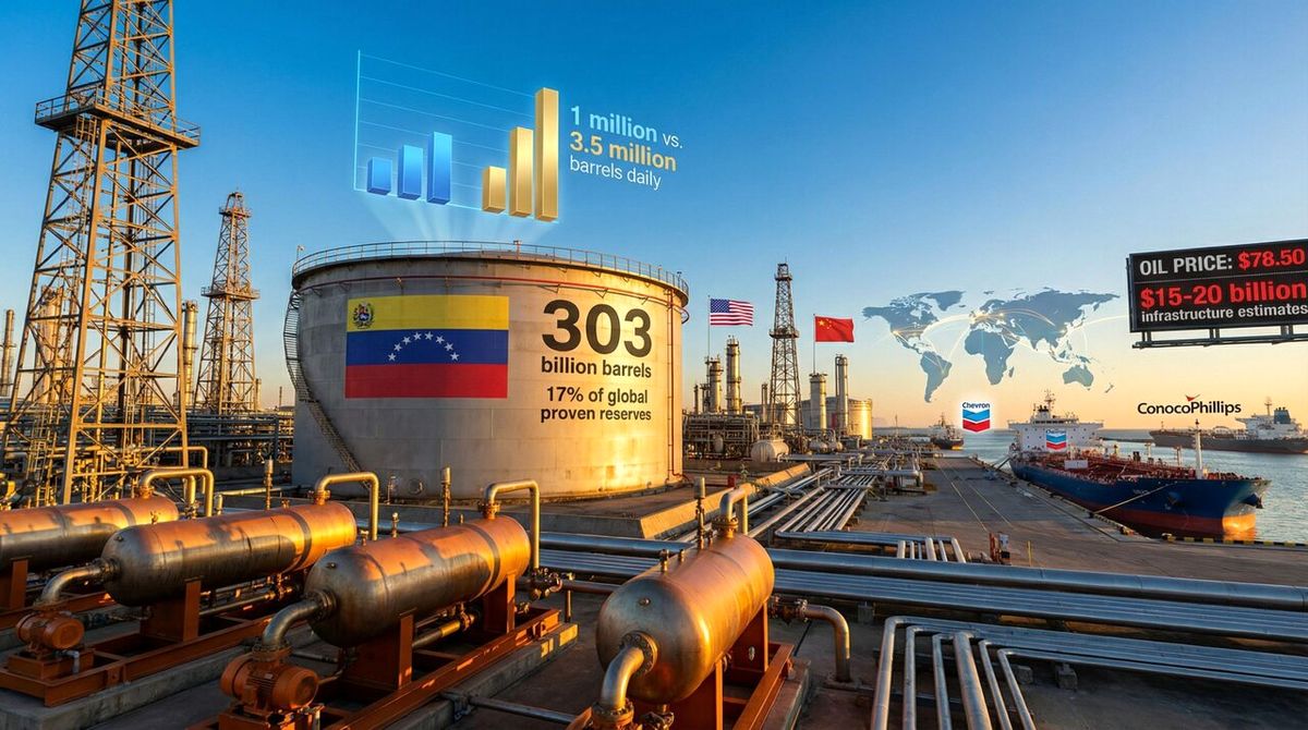۳۰۳ میلیون بشکه نفت ونزوئلا یعنی چقدر؟ 