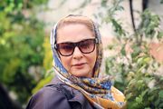 «لاله صبوری» درکنار مأموران نیروی انتظامی/ عکس