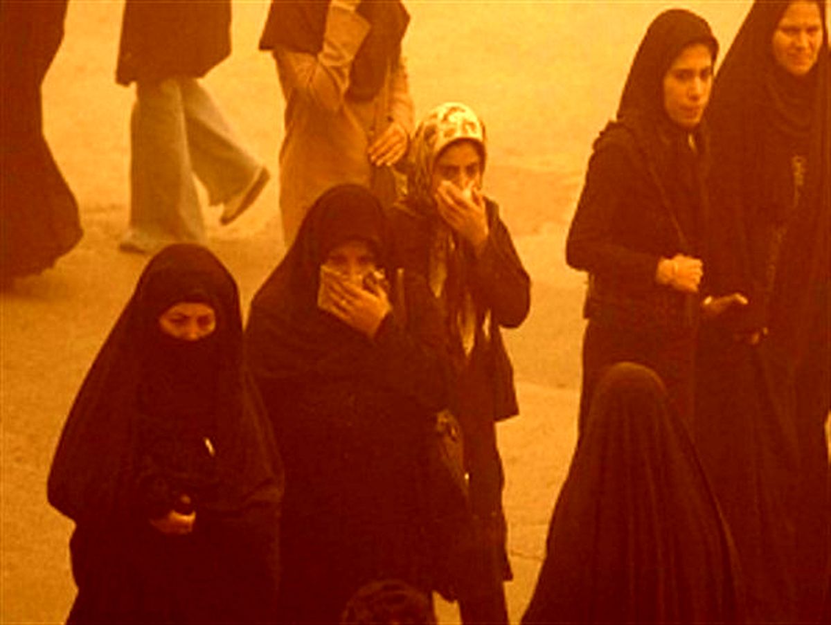 ریه های کرمانشاهیان پر از ریزگرد شد