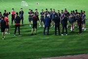 صحبتهای گل محمدی قبل از تمرین سنگین امروز سرخپوشان