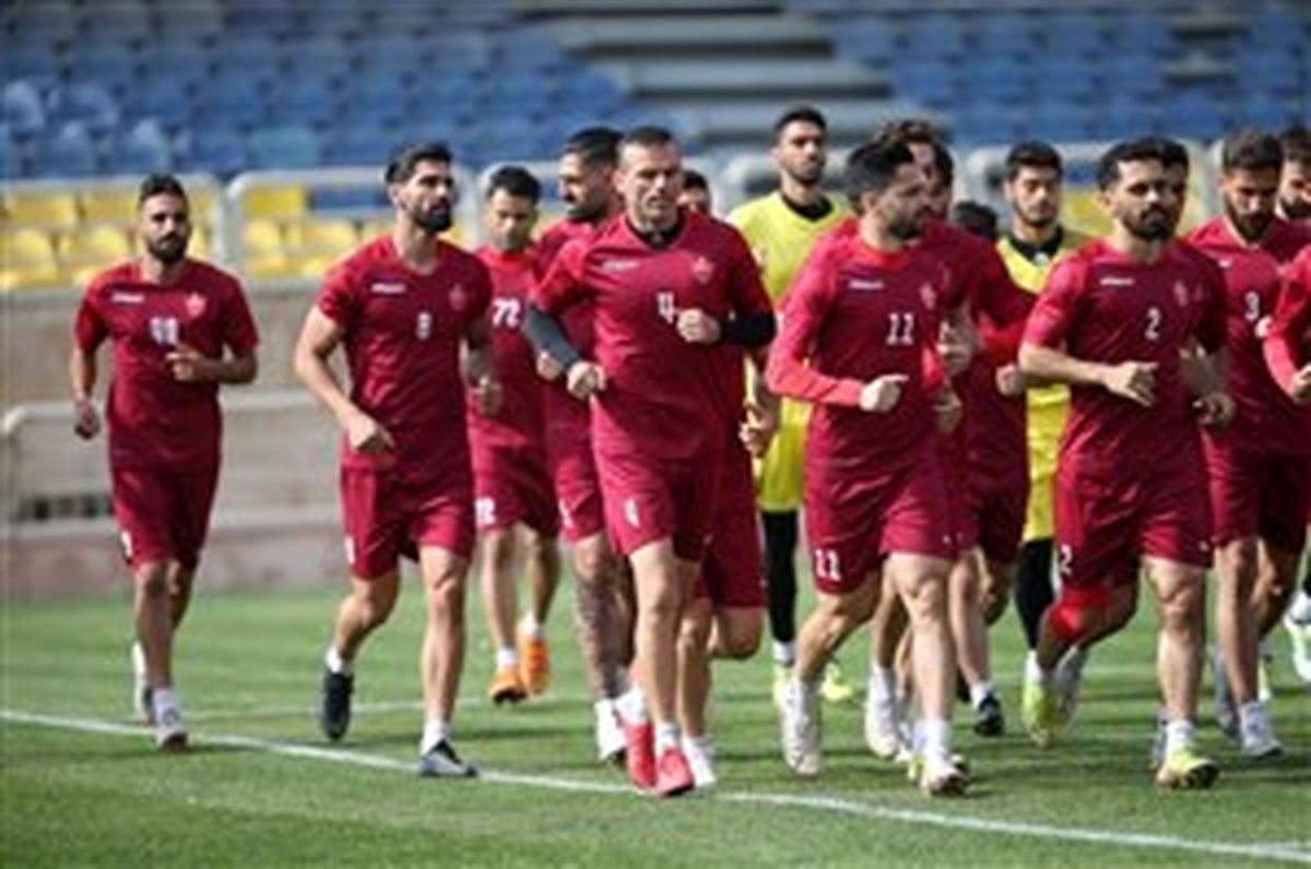گزارش تمرین امروز پرسپولیس با 7 غایب