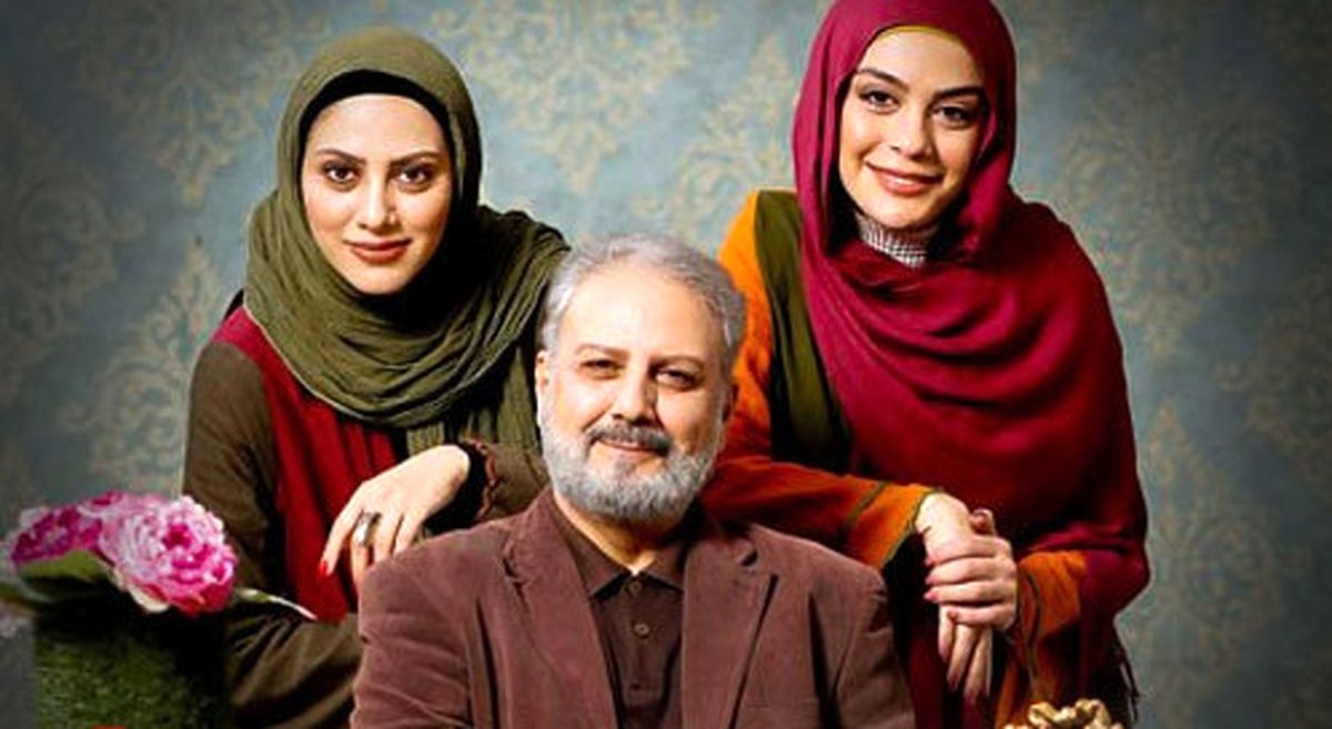 خانم بازیگر و پدرِمشهورش در یک سریال قدیمی/ عکس