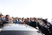 رئیس جمهور وارد قرچک شد