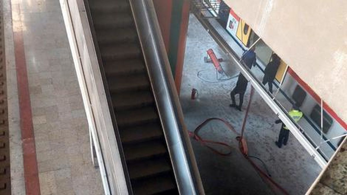 آتش سوزی در مترو گلشهر کرج /جزئیات آتش سوزی در خط پنج مترو