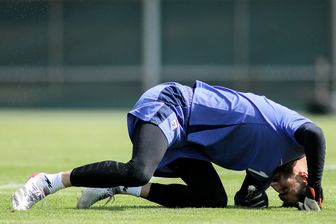 بیرانوند در تمرین امروز تیم ملی مصدوم شد+تصاویر