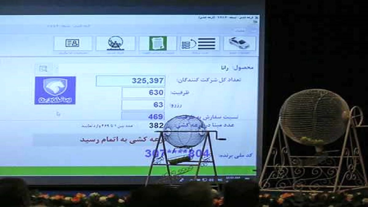  اعلام نتایج قرعه کشی پیش فروش ایران خودرو