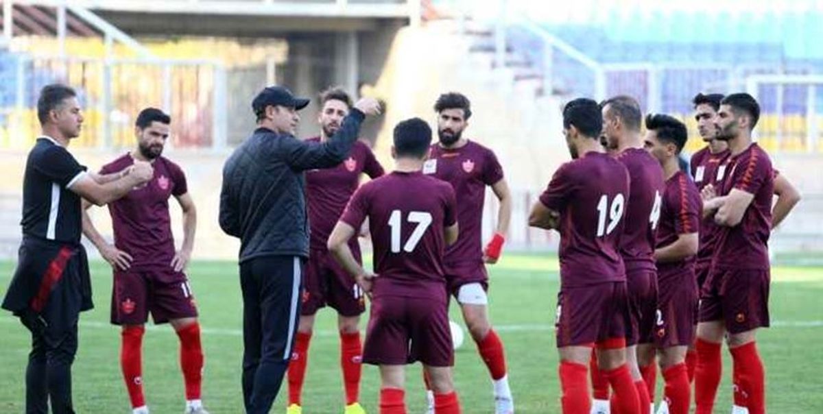 تمرین امروز پرسپولیس/ غیبت فرشاد فرجی
