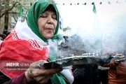خروش مردم تهران در مراسم تشییع پیکر شهدای جنایات اخیر صهیونیستی - آمریکایی +تصاویر