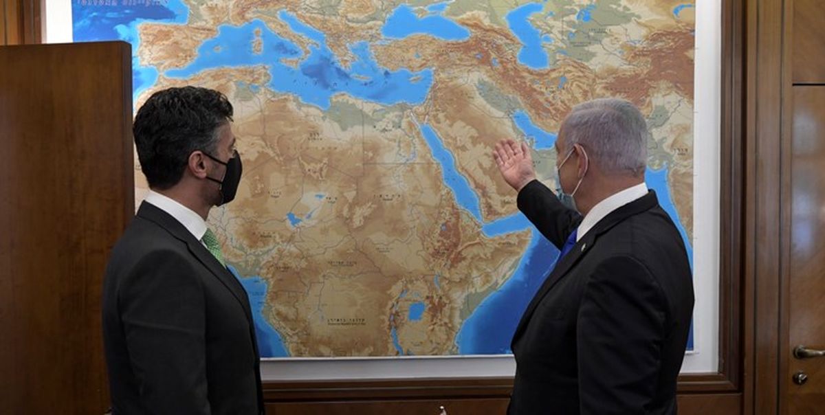 دیدار اولین سفیر امارات در فلسطین اشغالی با نتانیاهو